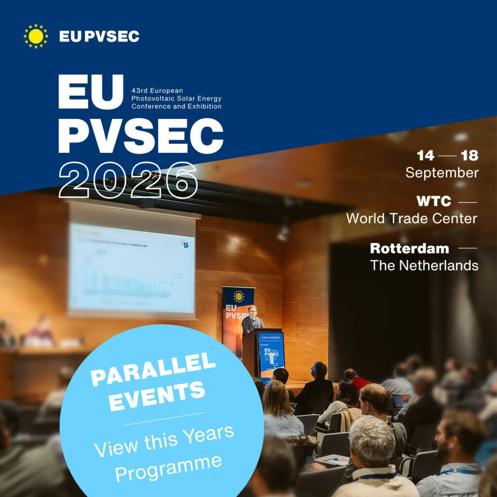 Parallel event_EU PVSEC 2026